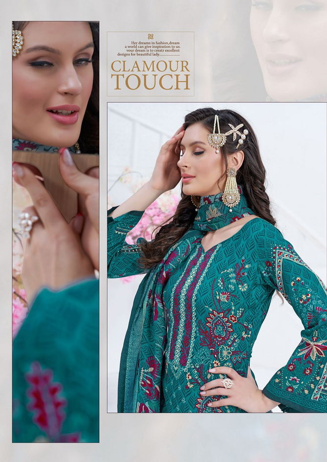 Esra Vol 6 By Nafisa Karachi Cotton Dress Material Wholesale Shop In Surat